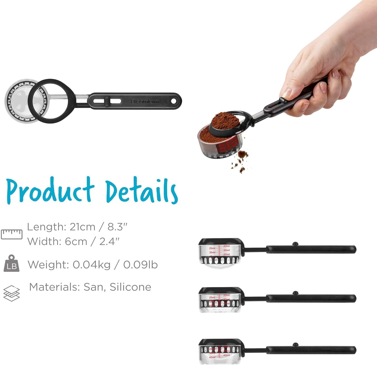 DreamFarm Levoops Measuring Scoop