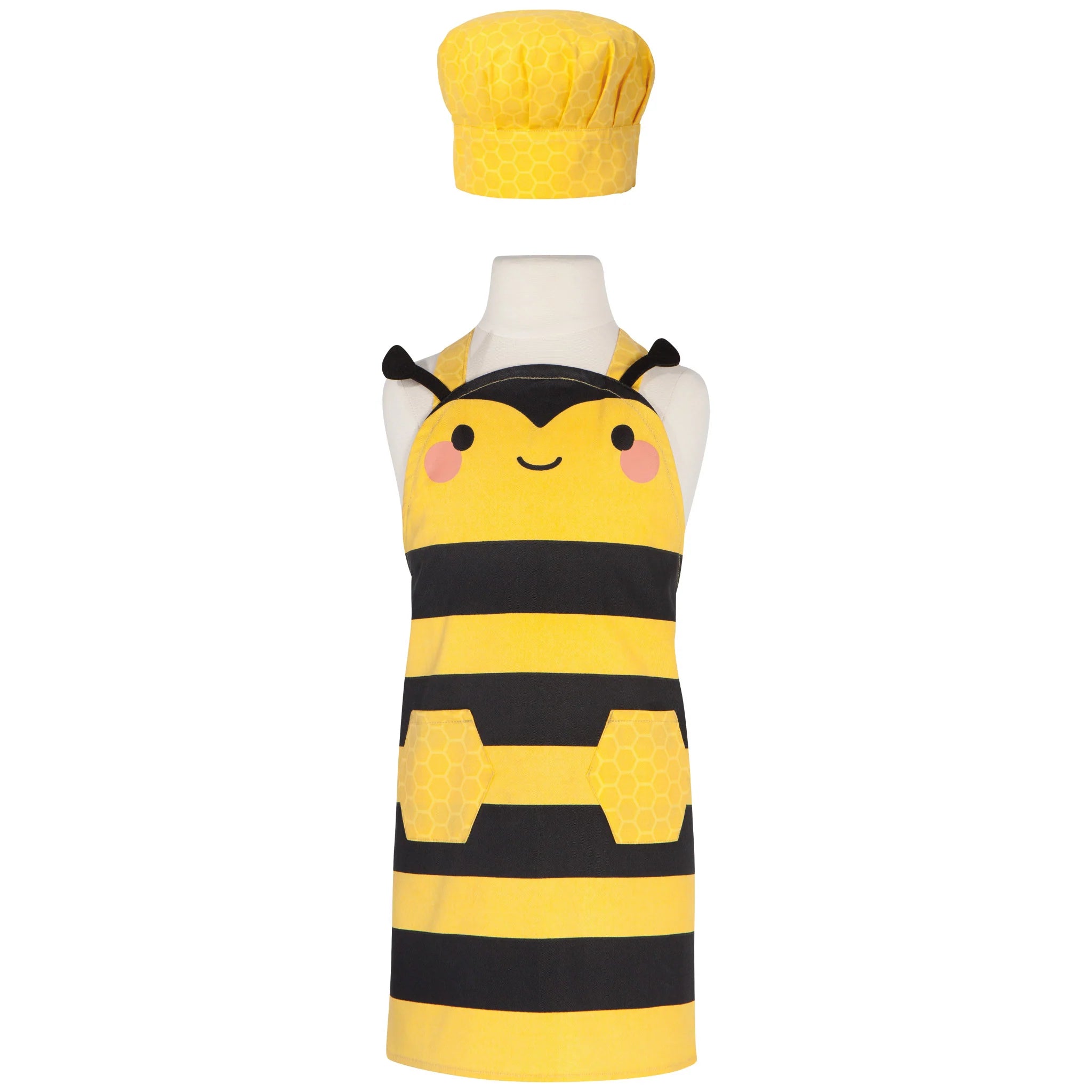 Ensemble tablier et toque de chef pour enfant Danica Bumblebee