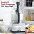 Robot culinaire Magimix 16 tasses 5200XL Chrome Conçu et fabriqué en France