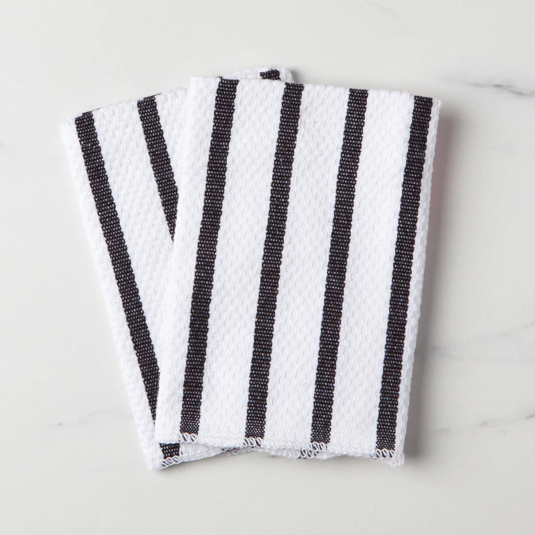 Danica Basketweave Black Dishcloths – Set of 2