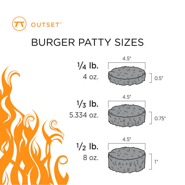 Outset Adjustable Burger Press