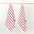 Now Designs by Danica Torchons de cuisine tissage panier rouges – Lot de 2