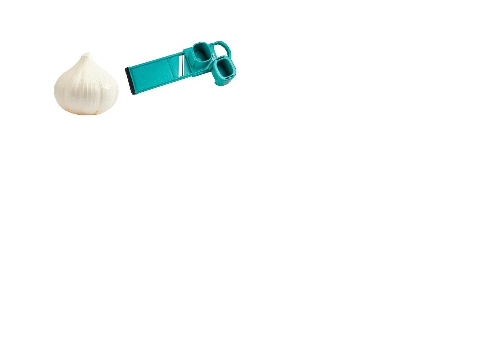 Garlic Slicer & Shredder – Mini Mandoline with Hand Protector
