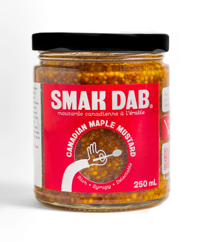 Moutarde à l'érable canadienne Smak Dab