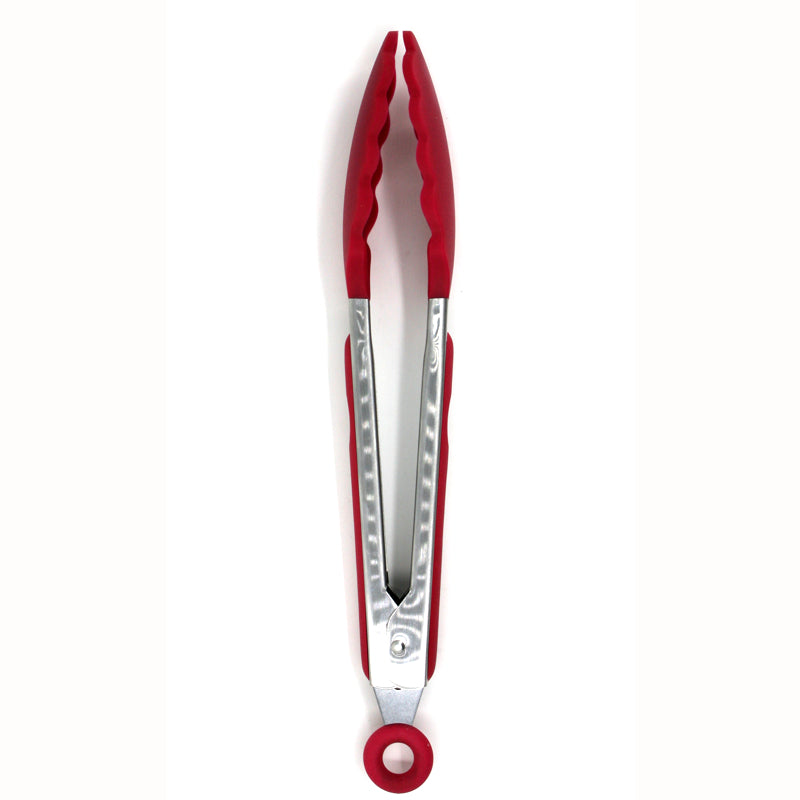 A La Tarte Silicone Tong 10.5" Red