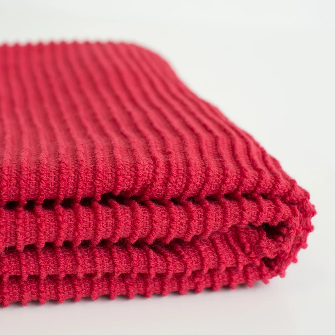 Torchons à vaisselle Ripple rouge Now Designs par Danica