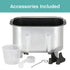 West Bend 47413 Hi-Rise Bread Maker Horizontal Dual Blade with 12 Programs