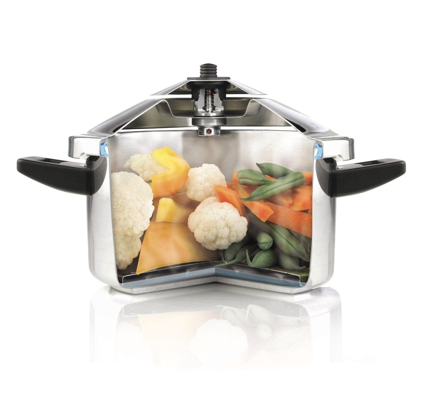 Kuhn Rikon 12-Quart Duromatic Stockpot Pressure Cooker, Stainless